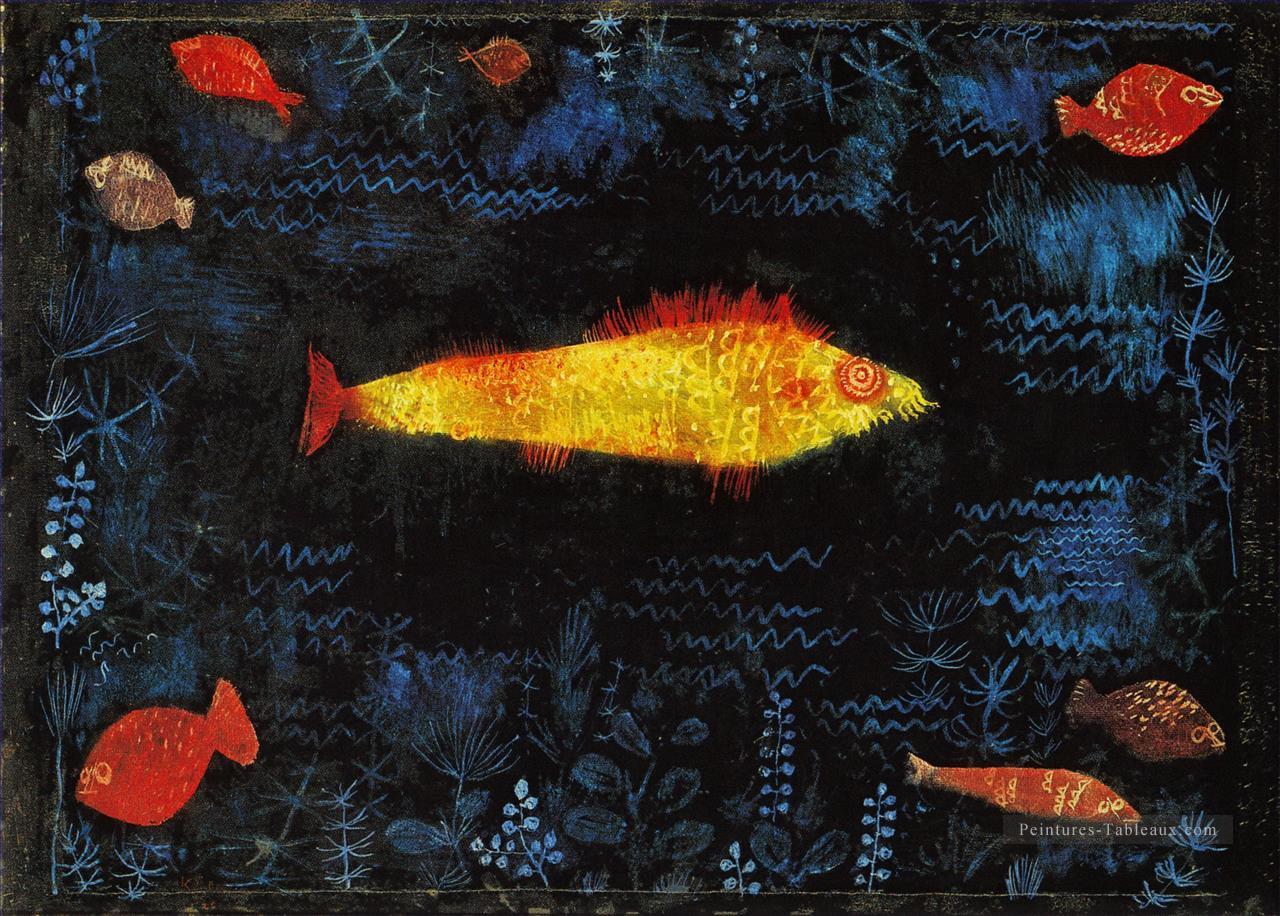 Le poisson rouge Paul Klee Peintures à l'huile